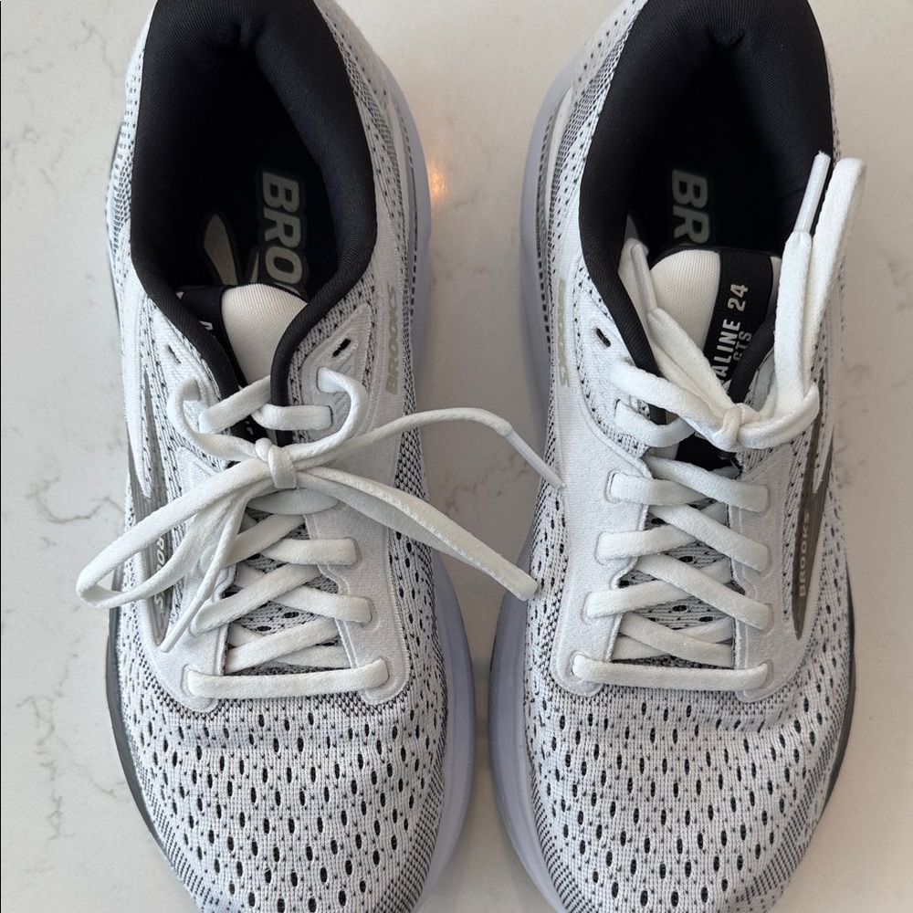 Brooks GTS Adrenaline White/Grey Running Shoes - Picture 3 of 9